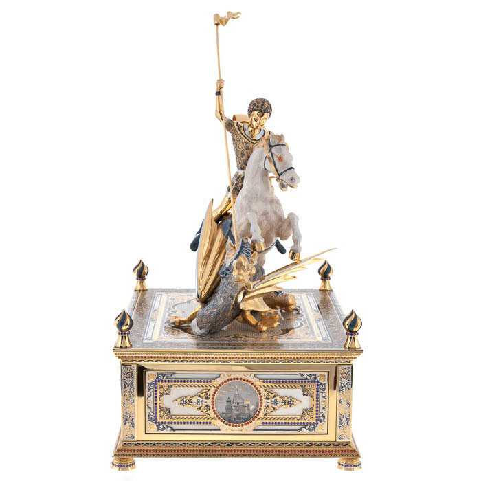 Pobedonostsev watch with secret drawers, Zlatoust