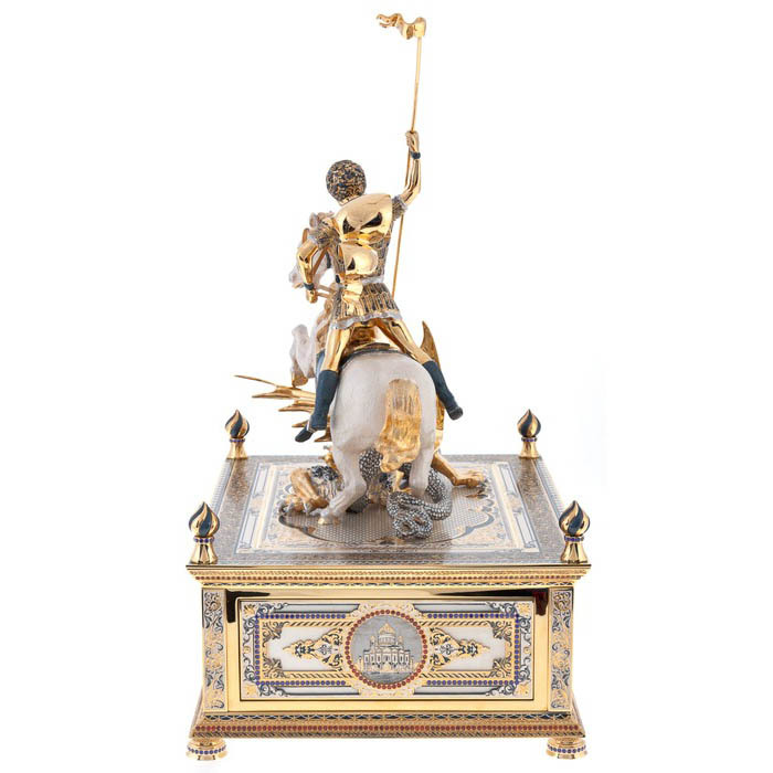 Pobedonostsev watch with secret drawers, Zlatoust