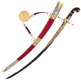 Сабля "Восточная" из дамасской стали, Златоуст