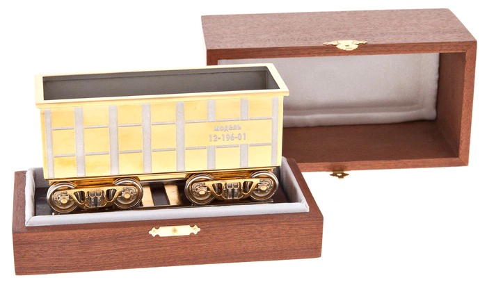 Statuette "Railway carriage" Zlatoust