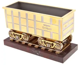 Статуэтка "Вагон железнодорожный" Златоуст Статуэтка "Вагон железнодорожный" Златоуст