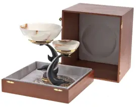 Ваза "Дельфины" Златоуст Ваза "Дельфины" Златоуст