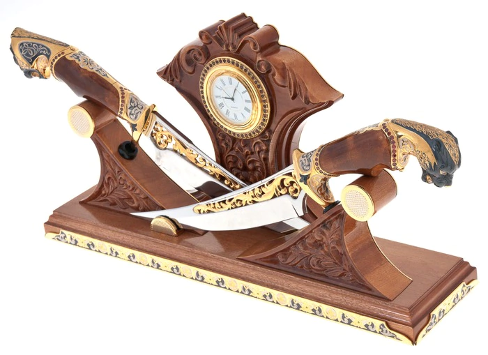 Composition with knives "The Lords" Zlatoust