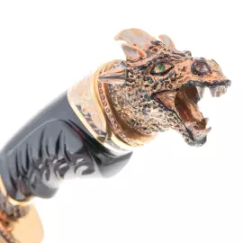 Нож с подставкой "Дракон" Златоуст