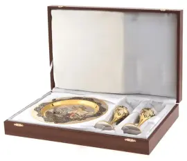 Набор для шампанского "Весна" на 2 персоны, Златоуст Набор для шампанского "Весна" на 2 персоны, Златоуст