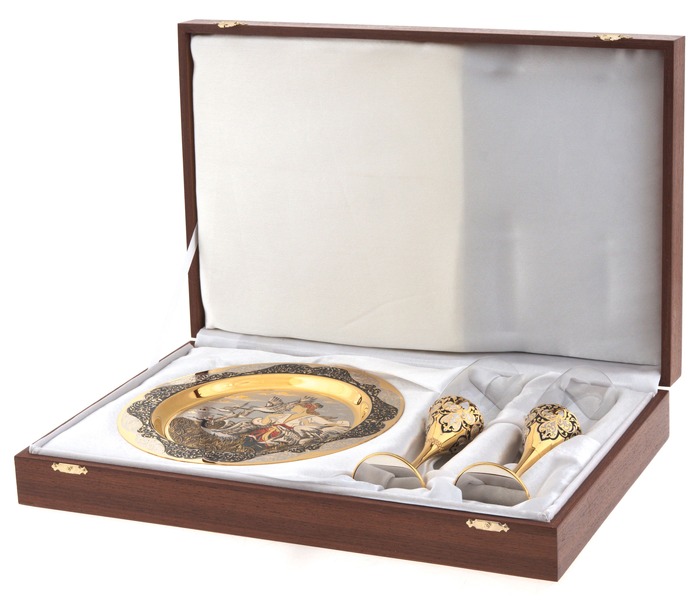 Champagne set "Spring" for 2 persons, Zlatoust