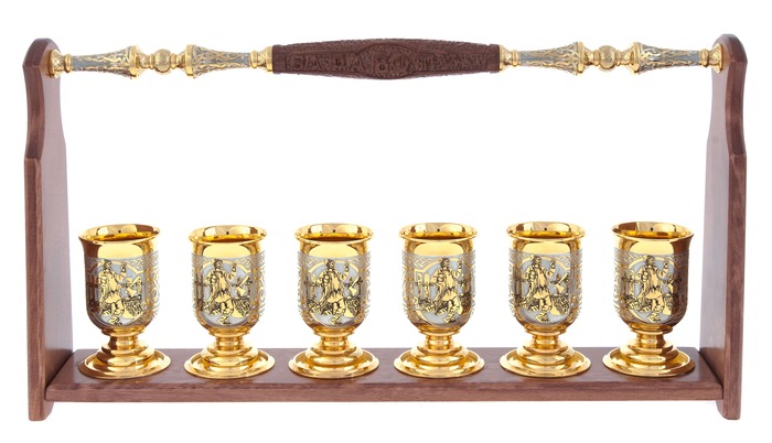 Набор для водки "За работу" Златоуст