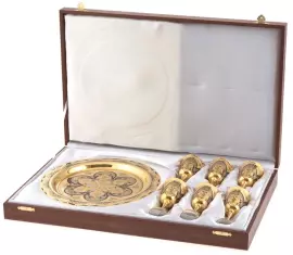 Набор для вина "Украшенный" на 6 персон, Златоуст