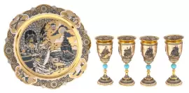 Набор для вина "Капитан Флинт" на 4 персоны, Златоуст