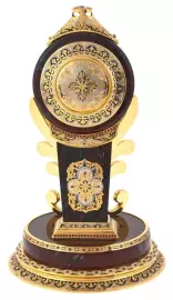 Настольные часы "Фантазия" яшма, Златоуст