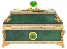 Ларец "Звезда востока" нефрит, Златоуст