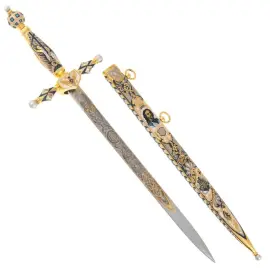 Кортик "Петр Великий" с картиной и книгой, Златоуст Кортик "Петр Великий" с картиной и книгой, Златоуст