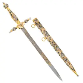 Кортик "Петр Великий" с картиной и книгой, Златоуст Кортик "Петр Великий" с картиной и книгой, Златоуст