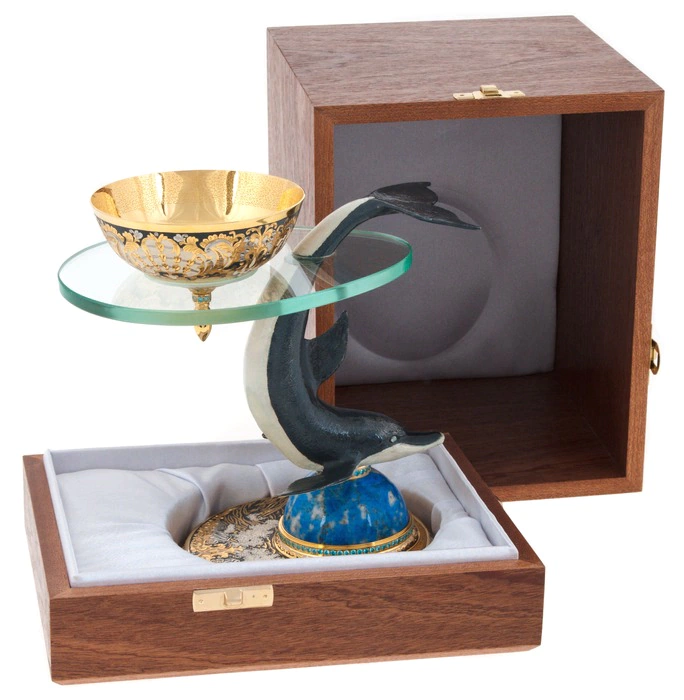 Vase "Dolphin" Zlatoust
