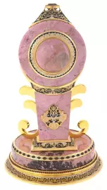 Настольные часы "Фантазия" родонит, Златоуст