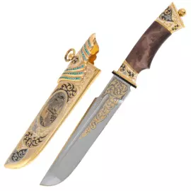 Нож украшенный "Олень" Златоуст