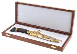 Нож украшенный "Медведь" Златоуст