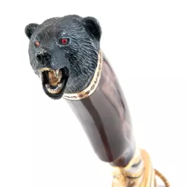 Нож украшенный "Медведь" Златоуст