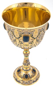 Cup "Inspiration" lapis lazuli, Zlatoust