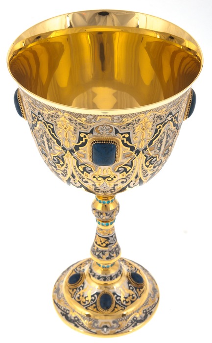 Cup "Inspiration" lapis lazuli, Zlatoust