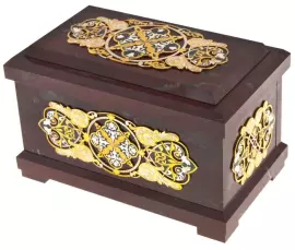 Шкатулка из яшмы с серебром, Златоуст