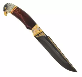 Нож на подставке "Сокол" Златоуст