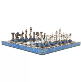 Lapis lazuli chess "Royal"
