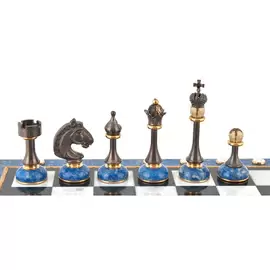 Lapis lazuli chess "Royal"