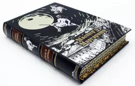 Подарочная книга в кожаном переплете "Мастер и Маргарита"