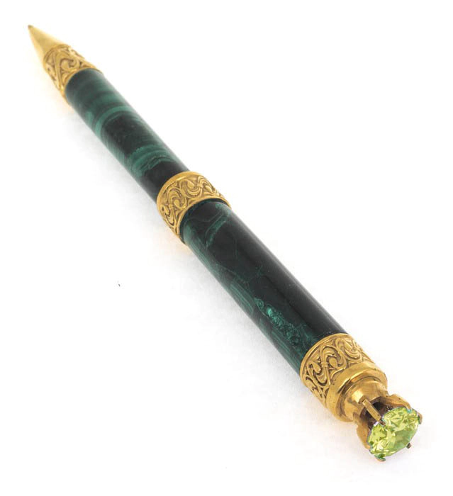 Malachite pen