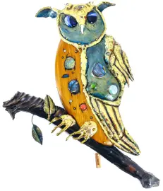 Композиция "Мудрый Филин" (Матай, бронза, медь) Композиция "Мудрый Филин" (Матай, бронза, медь)