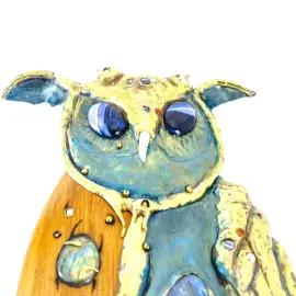 Композиция "Мудрый Филин" (Матай, бронза, медь) Композиция "Мудрый Филин" (Матай, бронза, медь)