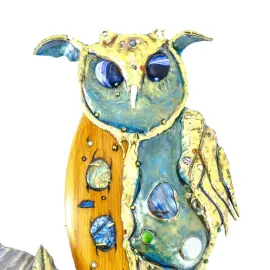 Композиция "Мудрый Филин" (Матай, бронза, медь) Композиция "Мудрый Филин" (Матай, бронза, медь)