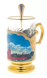 Подстаканник "Москва" Златоуст