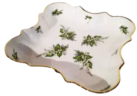 Блюдо квадратное "Ландыш"