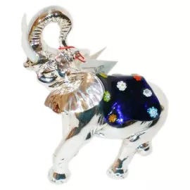 Скульптура "Слон" синий