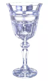 Набор для вина, отделка серебряного цвета, на 6 персон