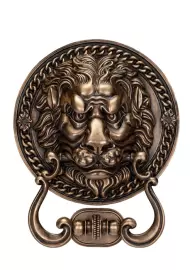 Авторский дверной молоток Маска Льва