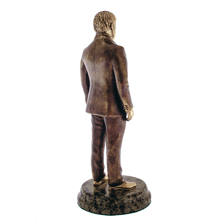 Bronze statuette "Ramzan Kadyrov" (serpentine)