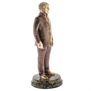 Bronze statuette "Ramzan Kadyrov" (serpentine)
