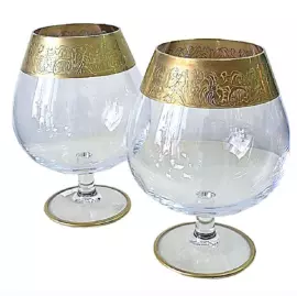 Набор бокалов для коньяка "Цветы" на 6 персон