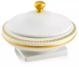 Шкатулка с крышкой "Arcade" белая