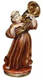 Statuette "Monk with trombone"