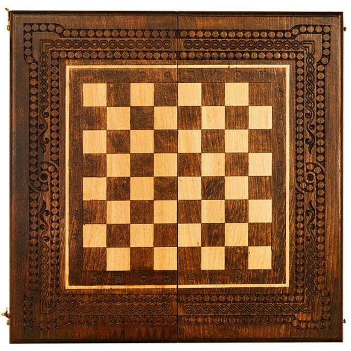 Chess made of precious wood "Bagrdatid Armenia" carved