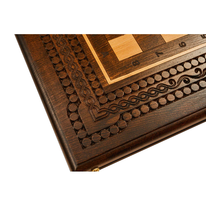 Chess made of precious wood "Bagrdatid Armenia" carved