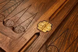 Резные нарды из бука "Скорпион"