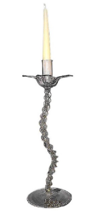 Candle holder "Flowers" (pink)