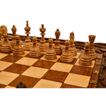 Chess + backgammon carved "Nerken" (with handle)