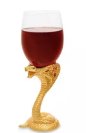 Набор бокалов для вина "Змея" на 2 персоны