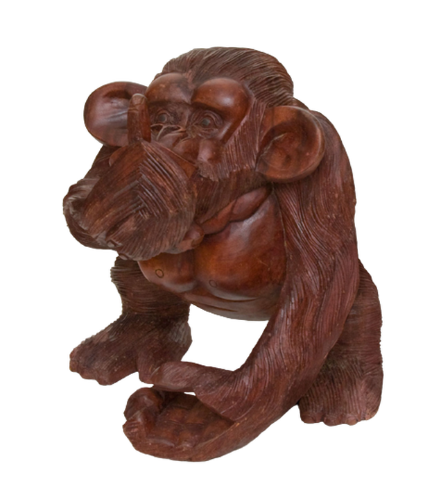 Statuette "Monkey-"I won't say"
